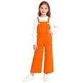 thumbnail image 1 of Children's Solid Color Pocket Jumpsuit, Mid Size Casual Overalls for Adults, Comfortable and Versatile, 1 of 8