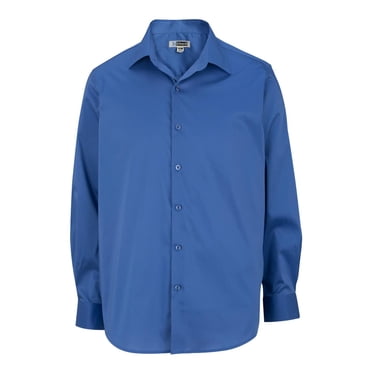 EDWARDS MEN'S SPREAD COLLAR DRESS SHIRT