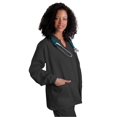 thumbnail image 2 of Adar Universal Women's Round Neck Warm-Up Scrub Jacket, Available in 39 Colors, 2 of 5