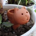 thumbnail image 4 of Plant Terracotta Watering Spike Automatic Clay 12*8.5*5cm Ceramic Cartoon Tool Adjustable Lovely Animal Dropper, 4 of 5