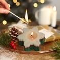thumbnail image 1 of PEONAVET Holiday Candles Winter Aroma Candle Ambiance Sensation Snowflake Wholesale Christmas Modeling Small Gift Christmas Candle, 1 of 6