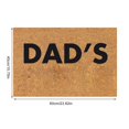 thumbnail image 3 of 16x24 Inch Summer Coir Door Mats Outdoor Rug for Front Door Spring Door Rug Runner Durable and Anti Slip Mats Outdoor or Entryway Rug Indoor Outdoor Mats for Home and Office, DAD'S, 3 of 4