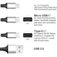 thumbnail image 2 of Multi Charging Cable, Multi Charger Cable Nylon Braided, 2 of 2