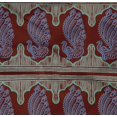 thumbnail image 4 of oneOone Organic Cotton Poplin Twill Fabric Peacock Block Print Fabric BTY 42 Inch Wide, 4 of 4