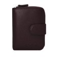 thumbnail image 1 of Étui pour Cartes de Crédit Protection Rfid Porte-Cartes Portefeuille Femme Cuir avec 12 Cartes 4 Fenêtres d'Identité et 2 Compartiments de Poche pour Pièces d'Argent Portefeuille Femme Petit Portefeuille Femme, 1 of 7