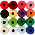 thumbnail image 3 of EIGTHTAIL 16 Rolls of Colorful Embroidery Cotton Thread DIY Embroidery Thread Material Sewing Embroidery Supply, 3 of 9