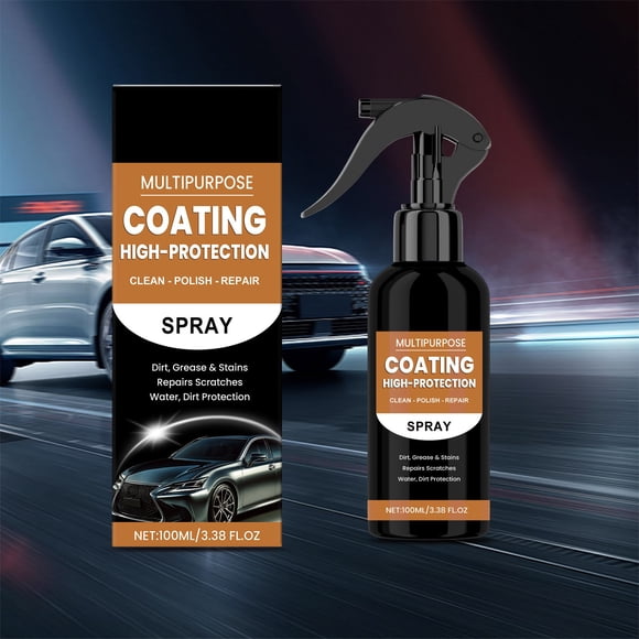 100ml Car Scratch Repair Spray with Protective Coating for All Paint Colors, Multi-Effect Formula for Clear Vision, Enhances Wiper Performance in Rainy Conditions