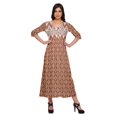 thumbnail image 1 of Moomaya Kurti Ligne A pour Femmes Kurti Longue Imprimée Robe Haut Indien pour Femmes, 1 of 5
