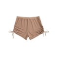 thumbnail image 1 of Plebaso Women's Mesh Shorts Beachwear See Through Bikini Bottom Summer Cover up Shorts with Drawstring, 1 of 6