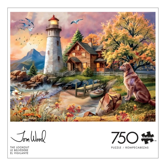 Buffalo Games The Lookout 750-Piece Interlocking Jigsaw Puzzle for Adults Ages 14-99 Years