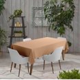 thumbnail image 2 of Vargottam Indoor/OutdoorTablecloth58 x 58" InchSquareTablecloth Waterproof PatioTableCloths, Spring/SummerTableCoversfor Backyard CircularTable/BBQs/Picnic -Light Peach, 2 of 6