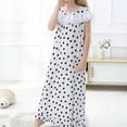 thumbnail image 3 of Vêtements de Nuit & Robes pour Filles Petites & Grandes Filles Robe de Pyjama Longue à Épaules et Col Rond en Dentelle pour un Confort Nocturne Confortable, 3 of 5