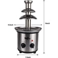 thumbnail image 4 of Total Chef TCCFS-02 Chocolate Fountain, Stainless Steel, 4 of 5