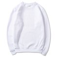 thumbnail image 2 of vdgthytj Men's Crewneck Sweatshirt Long Sleeve Basic Solid Color Shirts Fall Fleece Casual Loose Pullover Tops, 2 of 3