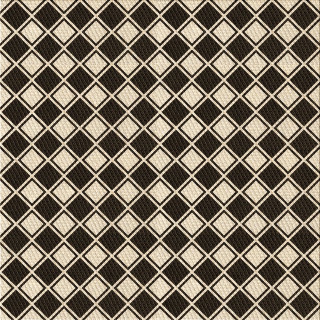 Ahgly Company Machine Washable Indoor Square Transitional Midnight Gray Area Rugs, 7' Square