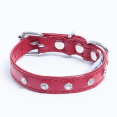 thumbnail image 1 of Collier pour Chien en Cuir ATHENS à une Rangée avec Strass, 1 of 2