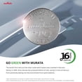 thumbnail image 3 of Murata 337 SR416SW Battery 1.55V Silver Oxide Watch Button Cell (20 Batteries), 3 of 5
