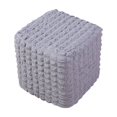 thumbnail image 2 of kurtrusly Stretch Ottoman Cover Ottoman Protector for Room Gray Living Light Light Gray 25~33cm, 2 of 6