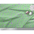 thumbnail image 3 of Soimoi Moss Georgette Fabric Aster Floral Print Fabric by Yard 42 Inch Wide, 3 of 3