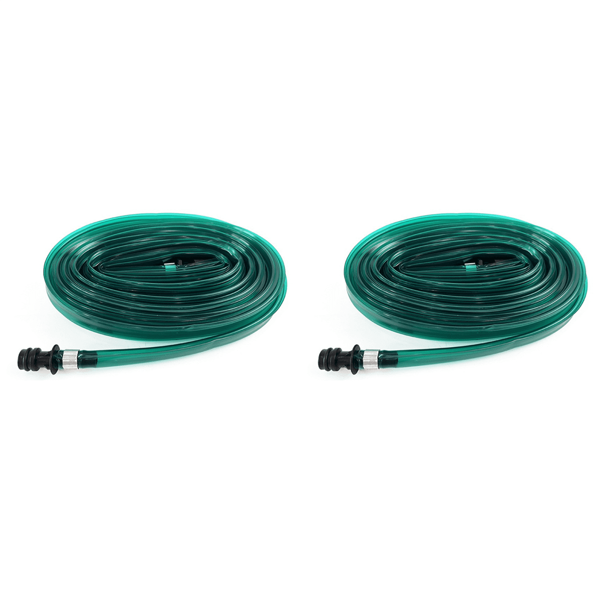 2X Garden PVC Hose. Cooling Garden Penetrating Hose Sprinkler Hose is Perfect for Garden 3 Meters,2 x sprinkler pipe,Green