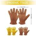 thumbnail image 3 of Clearance! Sweet Home Farm Gloves Full Cowhide Welding Handling High Temperature Plus Cotton A Brown, 3 of 9
