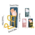 thumbnail image 4 of Washbasin Rack Cartoon Bathroom Rack Toilet Strong Sticky Hook Wall Mounted Washbasin Hook, 4 of 8