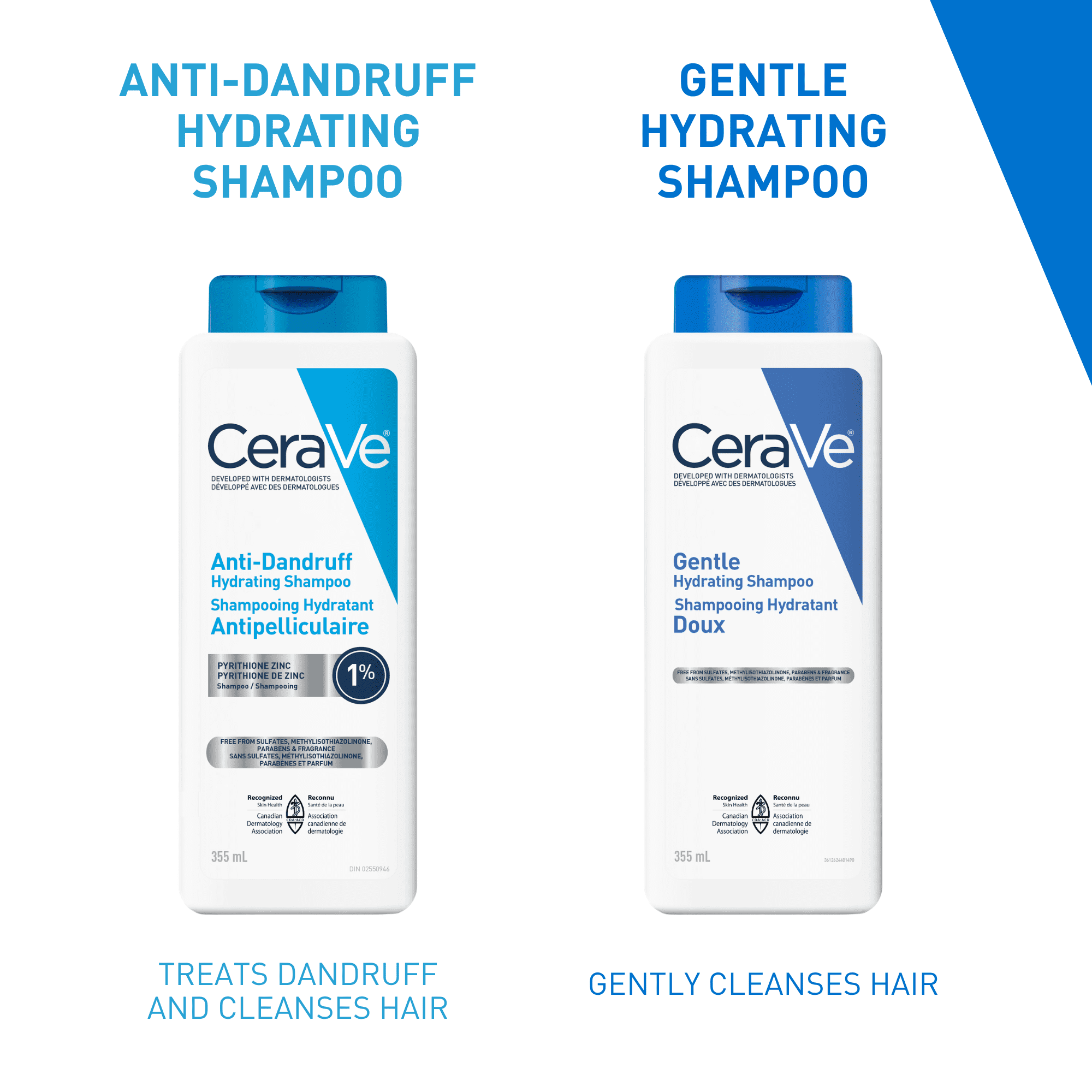CeraVe Shampooing Hydratant Doux, Shampooing Sans Sulfates avec des Céramides et de la Niacinamide