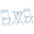 thumbnail image 1 of Outsunny Ensemble Bistro de Jardin 3 Pcs Bleu, 1 of 10