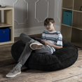 thumbnail image 3 of Jaxx 4 Pi Cocoon Pouf Poire pour Enfants, Noir, 3 of 5