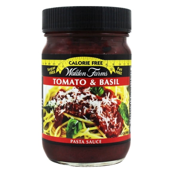 Walden Farms - Sauce pour Pâtes Sans Calories Tomate et Basilic - 12 oz