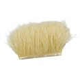 thumbnail image 2 of spellwife 1 Yard Dyed Ostrich Feather Fringe Trim Ribbon Embellishment Beige, 2 of 8