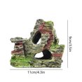 thumbnail image 3 of Meitianfacai Mountain View Decor Rockery Landscapes Rocks Hiding Cave Tree Aquarium Ornament Fish Tank Decoration, 3 of 7