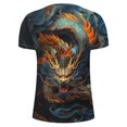 thumbnail image 4 of Qertyioot T-shirt Décontracté d'Été pour Hommes à Col Rond Imprimé pour la Fête des Pères, 4 of 5