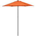 thumbnail image 1 of Outsunny Parasol de Patio 6,6 Pi, Parasol d'Extérieur avec 6 Baleines Solides, Orange, 1 of 10