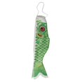 thumbnail image 4 of 55cm Japanese Carp Flag Koinobori Windsock (Green), 4 of 8