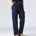 thumbnail image 4 of Birdeem Mens Outdoors Thick Straight-Leg Pants Mountain Climbing Multi-Pocket Overalls Trousers, 4 of 12
