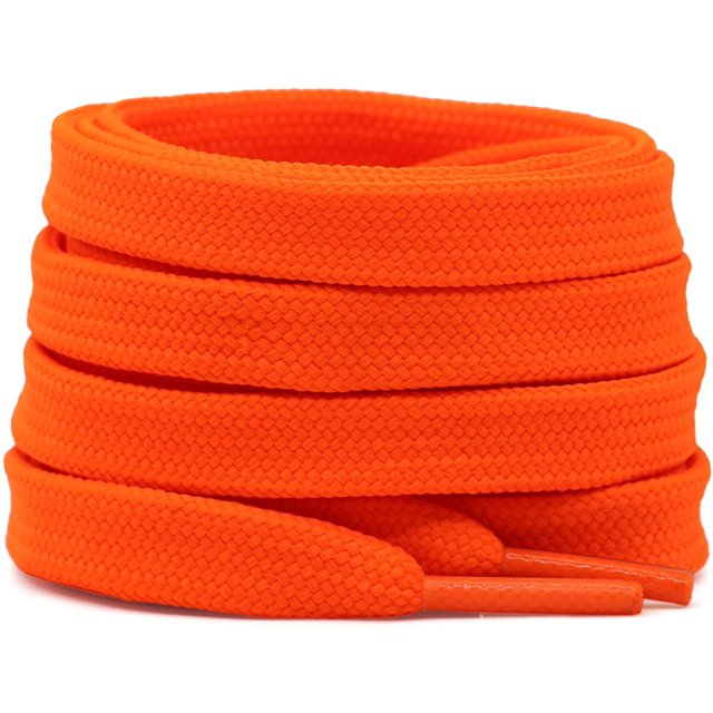 Solid Flat Shoelaces Hollow Thick Athletic Shoe Laces Strings 2 Pair