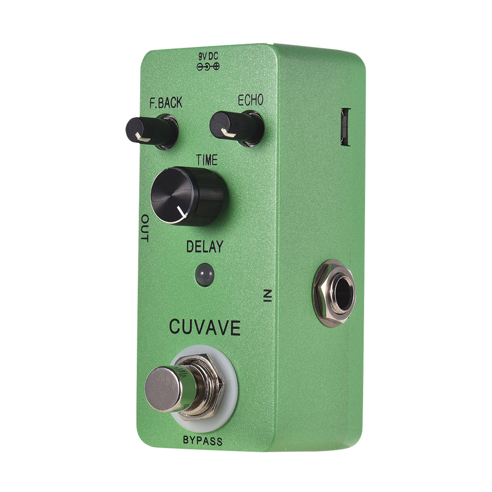 CUVAVE Pédale d'Effet de Guitare Analogique Classique en Alliage de Zinc True Bypass