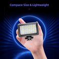 thumbnail image 3 of Waterproof Fill Light LED Diving Light 2700K-9000K Bi-color Temperature LED Video Light Underwater 40M Built-in Battery for Underwater Photography Video, 3 of 7