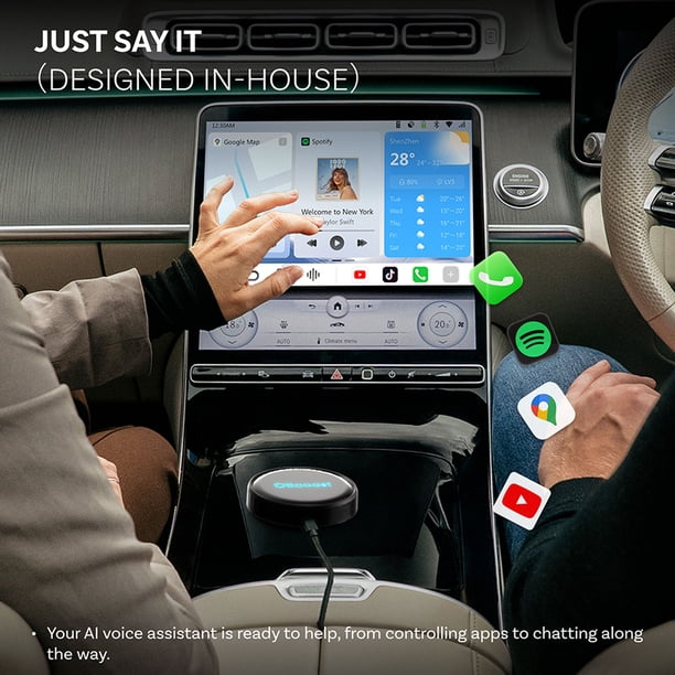 Ottocast P3 Pro CarPlay AI TV Box to Wireless Android Auto Car