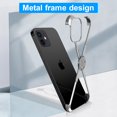 thumbnail image 1 of Promotion Boîtier en Aluminium pour 12 Mini / Pro / Pro Max Support en Aluminium Cadre en X Compatible avec 12 Pro Max (Bleu), 1 of 6
