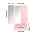 thumbnail image 3 of PEONAVET Plastic cosmetic mirror Lens Cosmetic Cleaner for Contacts Glasses Case Cute Proteinizing Automatic Vibration Cleaner Makeup Mirror, 3 of 6