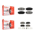 thumbnail image 1 of SIM Front Rear Semi-Metallic Brake Pads Kit for Car Honda Odyssey Acura MDX KSM-100337, 1 of 8