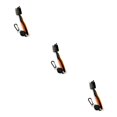 thumbnail image 4 of Ruiboury Golf Club Brush Portable Handheld Replacement Double-sided Ball Shoe Brushes Orange Lidless 3Set, 4 of 6