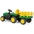 thumbnail image 3 of Peg Perego John Deere Farm Power 12 Volt Ride-on Tractor and Trailer with Remote Control, 3 of 11