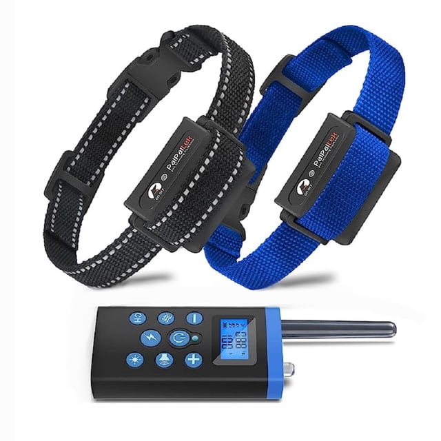Paipaitek Dog Training Collar With Remote 3200 Feet, Rechargeable & Waterproof Dog Bark Collar for Training Small Medium Large Dogs,Dog Shock Collar For 2 Dogs