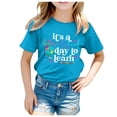 thumbnail image 1 of TZEWGL T-Shirts For Child Back To School Season Printed Short Sleeve Crewneck Clothes For Baby size 2-4T, 1 of 4