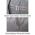 thumbnail image 4 of Large Reusable Storage Bags With Strong Handles & Zippers, Heavy Duty Washable Moving Bag, Closet, Underbed Organizer For Bedding, Blanket, 4 of 8