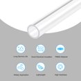 thumbnail image 3 of Unique Bargains 8mm ID x 10mm OD x 305mm Clear Rigid Acrylic Pipe Round Tube 2 Pack, 3 of 6