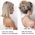 thumbnail image 4 of maskred Easy To Messy Curly Claw Hair Bun Made With High Temperature Fiber For Durability Lightweight light brown 1Set, 4 of 6